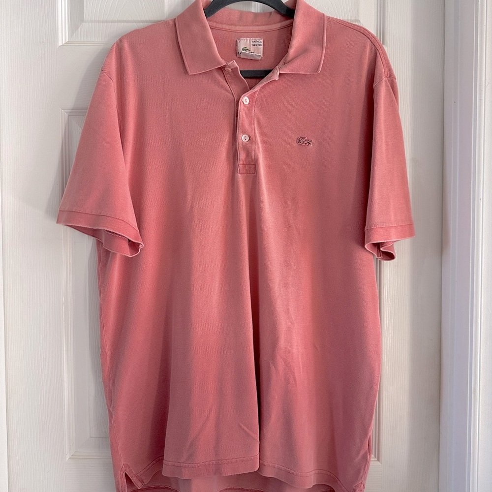 Lacoste Men's Polo in Soft Pink